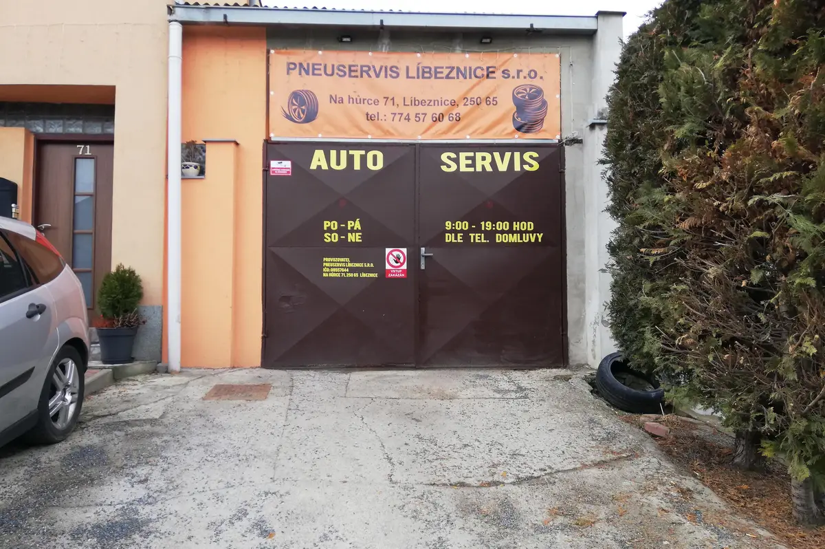 Pneuservis a autoservis Líbeznice